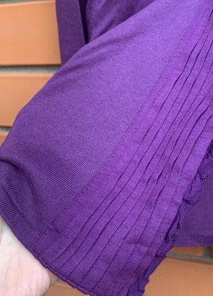 Кардиган фіолетовий  нарядний per una з кашеміром  кашемір9 фото