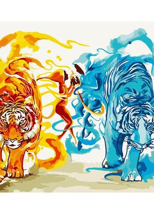 Картина за номерами вогонь і вода ac11657