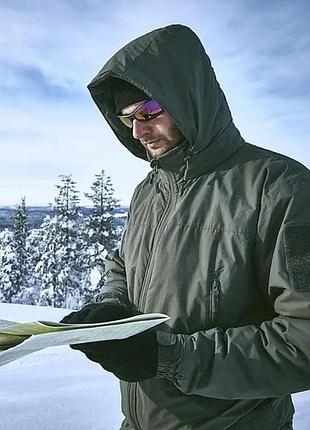Куртка зимова helikon-tex® level 7 lightweight winter jacket - climashield® apex 100 - alpha green m