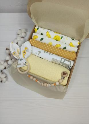 Набір пелюшок з 6 одиниць a.l.babybox машини в місті