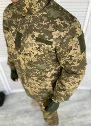 Тёплая армейская куртка (бушлат) пиксель!1 фото