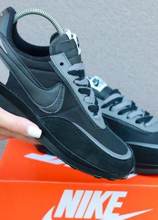 Кросівки чоловічі nike ld waffle sacai/кроссовки мужские найк сакаи