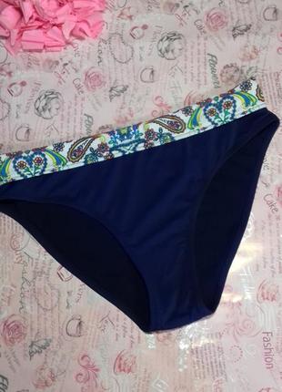 Синій низ купальника, плавки ,  розмір 40