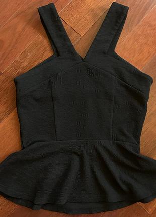 Блузка топ с баской new look