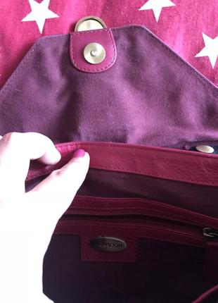 Хорошая качественная сумка moonsoon комбинированная кожа3 фото