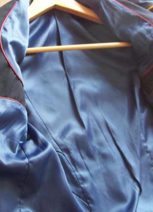 Пиджак синий школьный италия 2-3-4 класс на рост до 130 см5 фото