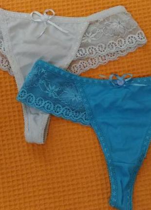 Трусики стрінги набір 2 пари