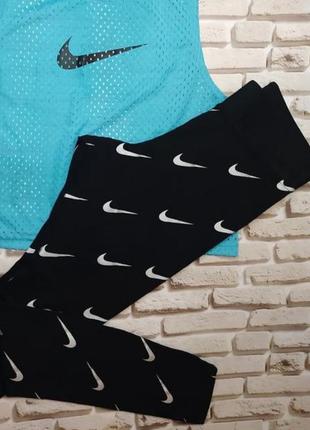 Nike трикотажні жіночі легінси монограмні