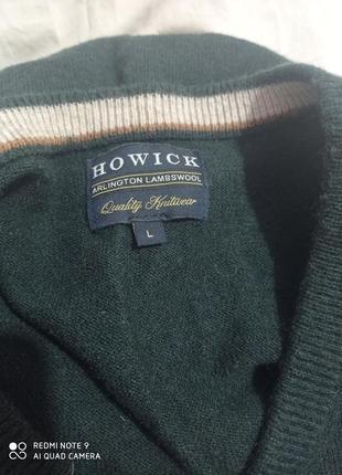 Р9. вовняний arlington extra fine lambswool пуловер темно-зелений шерсть ягнят вовна джемпер4 фото