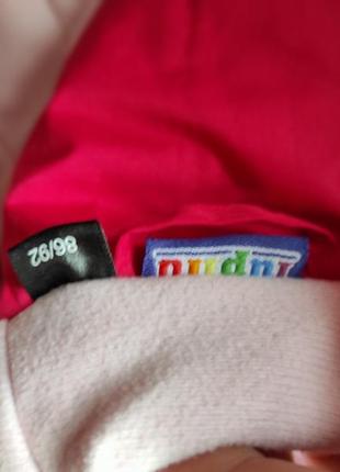 Комплект зимний комбинезон на девочку куртка полукомбинезон штаны со шлейками на шлейками lupilu4 фото
