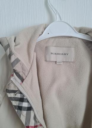 Вітровка куртка на флісі burberry 4 роки6 фото