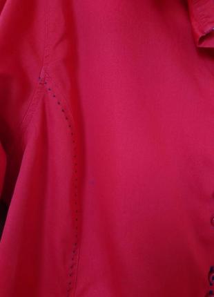 Гарна червона блуза сорочка adwon barnard7 фото