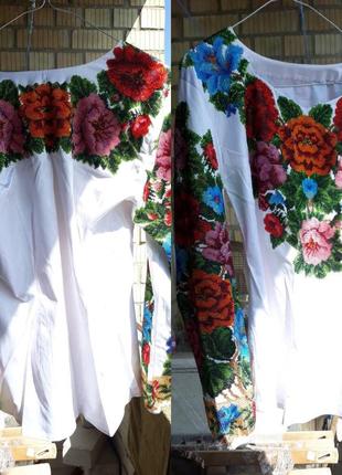 Блуза вишита бісиром 2