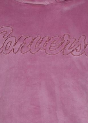 Детячий  велюровый костюм розовый converse 11-12 років2 фото