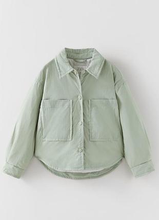 Куртка сорочка zara 2