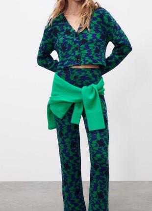 Вязанный костюм zara