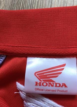 Чоловіча вінтажна футболка поло honda racing polo7 фото