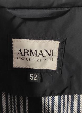 Armani collezioni water repellent класична куртка водовідштовхуюча тканина пальто плащ р.528 фото