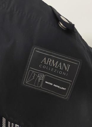 Armani collezioni water repellent класична куртка водовідштовхуюча тканина пальто плащ р.527 фото