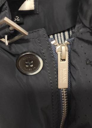 Armani collezioni water repellent класична куртка водовідштовхуюча тканина пальто плащ р.525 фото