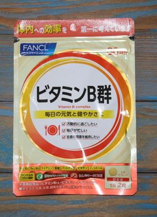 Комплекс вітамінів групи b від fancl, японія, 60 шт.3 фото