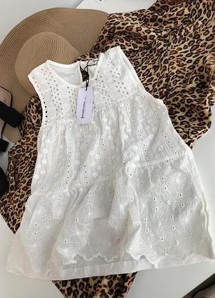 Stradivarius ажурна блуза майка прошва