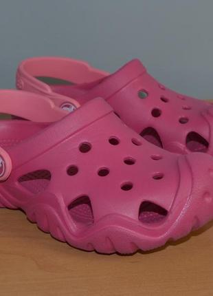 Розовые crocs для девочки (11) оригинал. в идеале.2 фото