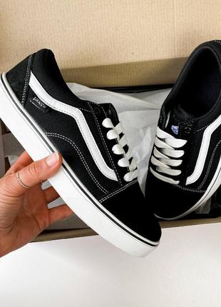 Кеди vans old skool black and white