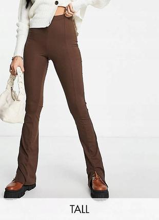 Купить Коричневые женские брюки Topshop — недорого в каталоге Брюки на Шафе  | Киев и Украина