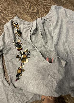 Кофта блуза с вышивкой оригинал2 фото