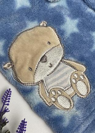 Теплий дитячий махровий халат з вушками3 фото