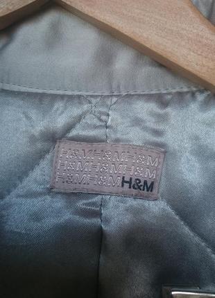 Пальто на синтепоне мaрки h&m. р. м.3 фото