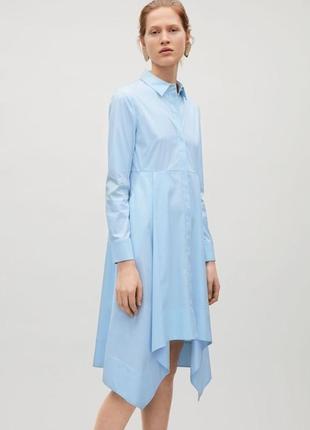Шикарне , ніжно-блакитне плаття cos, розмір s🔥1 фото