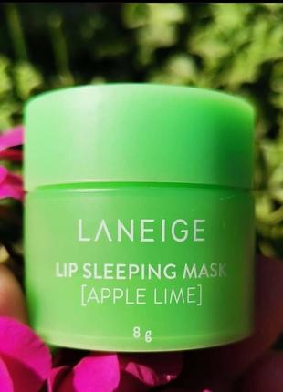 Нічна маска бальзам для губ laneige lip sleeping2 фото