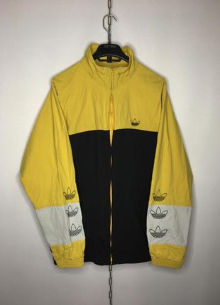 Оригинальная очень крутая куртка, ветровка , олимпийка adidas originals track jacket с лампасами2 фото