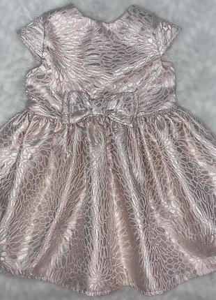 Платье so cute для девочки 86 см цвет пудра