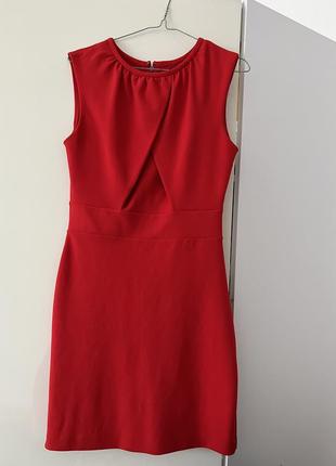 Червона сукня mango