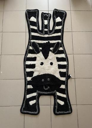 Дитячий килим килимок зебра1 фото