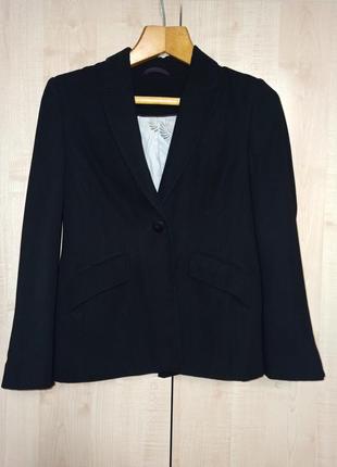 Черный классический пиджак жакет блейзер2 фото