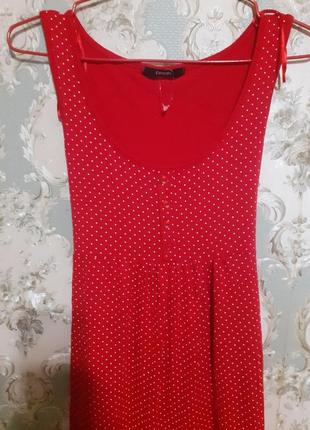 Червона сукня в горох2 фото