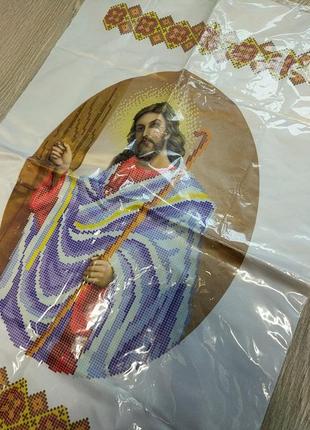 Схема рушник вишиття бісером
