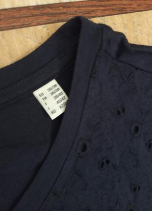 Стильна блуза з кототким рукавом від tchibo німеччина , р. 44-46 36/38 евро6 фото