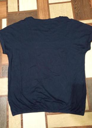 Стильна блуза з кототким рукавом від tchibo німеччина , р. 44-46 36/38 евро7 фото