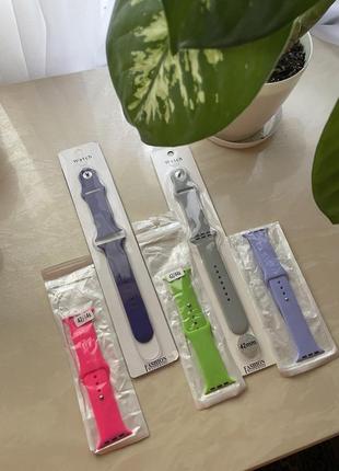 Силиконовые ремешки на apple watch 42/44см