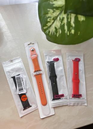Силіконові ремінці apple watch 38/40 см