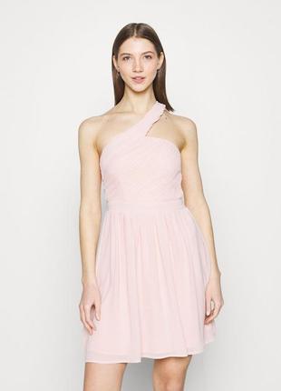 Коктейльное платье на одно плечо vila clothes, xxs