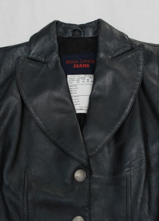 Шкіряна куртка-піджак rena lange жакет3 фото