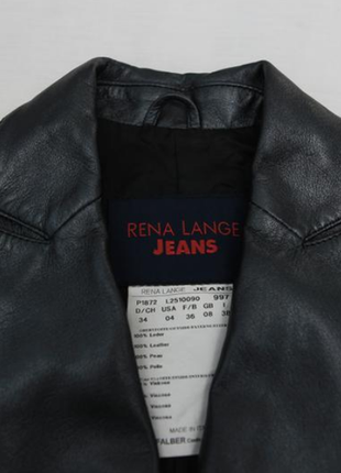 Шкіряна куртка-піджак rena lange жакет6 фото
