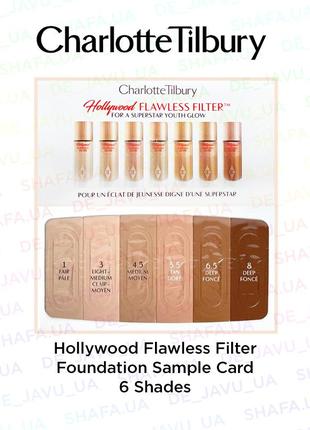 Пробник тонального крема charlotte tilbury hollywood flawless filter тональный