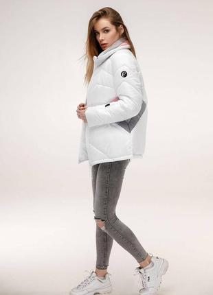 Хитовая молодежная женская демисезонная стеганая куртка4 фото